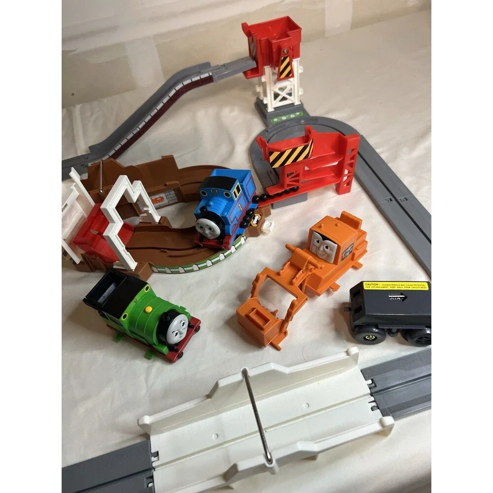 Thomas Big Loader Train Set 1997 TOMY Tested Vintage - Thomas & Friends